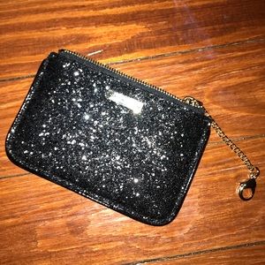 NWOT Black Sparkly Kate Spade Change purse